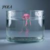 Decorative Jellyfish for Aquariums Aquarium Faux Jellyfish, Soft Silicone Fluorescent Realistic Floating Odor-free Decoration Saltwater Tanks