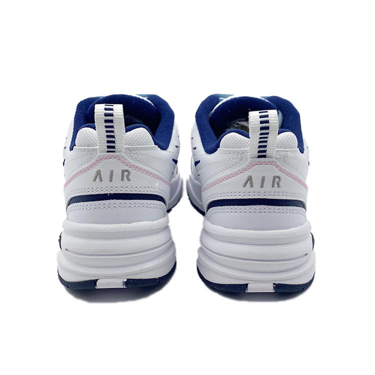 Nike Air Monarch 4 Slip Resistant Abrasion Resistant Low top Chunky Sneakers Unisex Pink White 415445-102(Team641-)