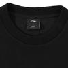 Li-Ning Solid Color Simple Loose Cotton Soft Comfortable Versatile Crew Neck Pullover Long Sleeve Sweatshirt Casual Sports Suit YTLV098-1-AKL73-6