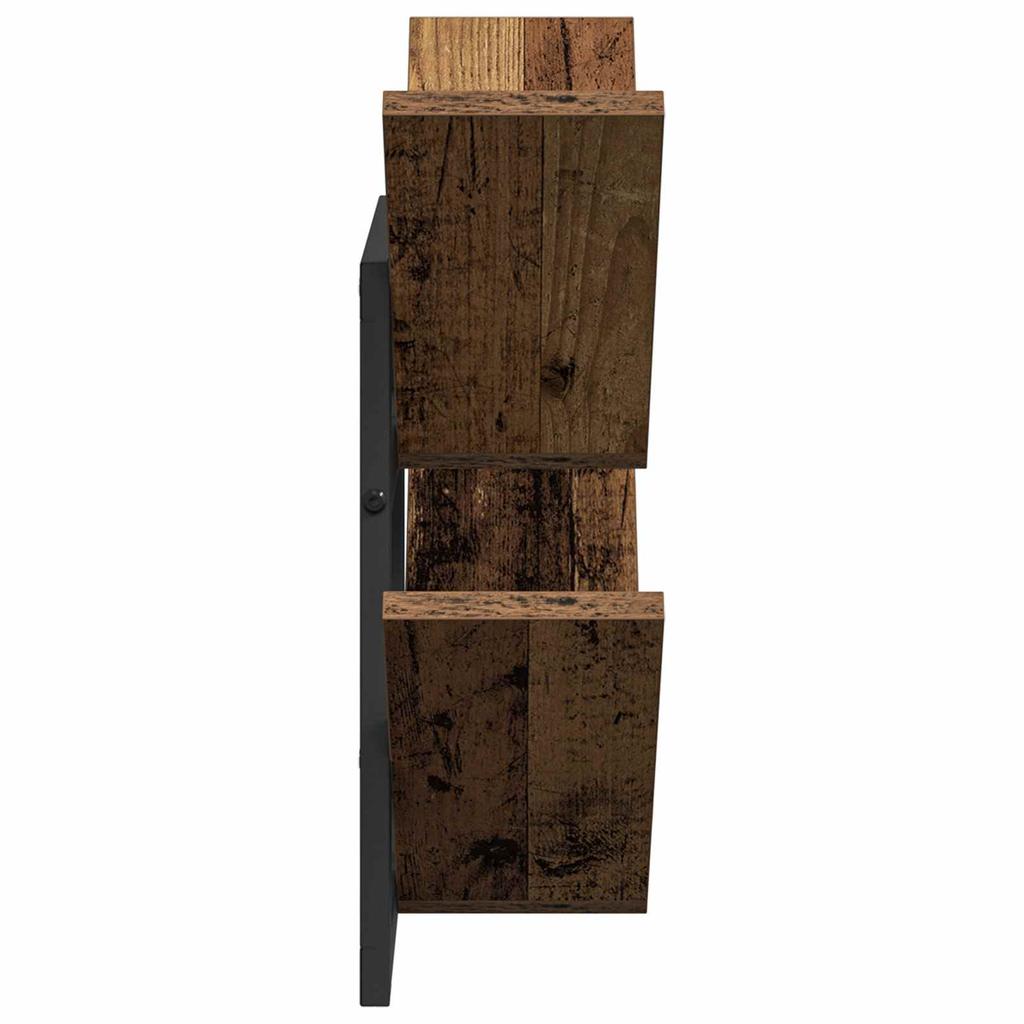 Wall Shelf 2 pcs Reclaimed Wood 43 x 15 x 47 cm Engineered Wood