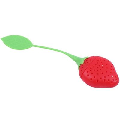 1 Pc Random Color Strawberry Silicone Tea Infusion Tea Filter Tea Set Accessories Drinking Utensils Supplies