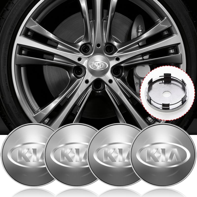 4PCS/SET Car Wheel Center Hub Center Cap Rim Hub Dustproof Cover For KIA Ceed Rio Sportage R K2 K3 K4 K5 K6 K7 K8 Soul Opeima Ceed Sorento Cerato