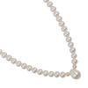 Necklace Pearl/K18 Gold 11.73g Women Used