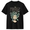 Der weibliche Blick Medusa Versteinert das Patriarchat Lustiges T-Shirt Unisex Tolle T-Shirts Sommer O-Ausschnitt Mode-T-Shirts Übergroße Tops