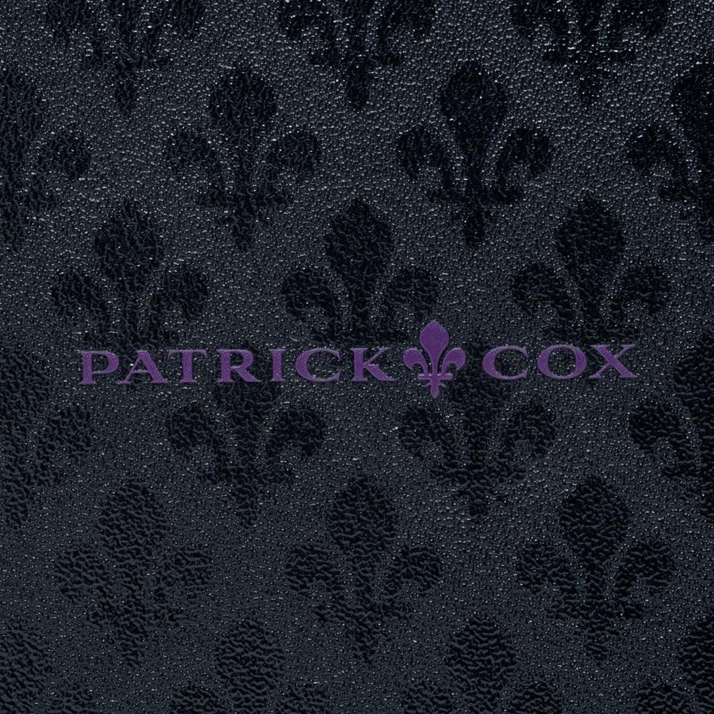 Unisex Schultertasche mit BLACK KINGHerren/Damen (Vertikale) Fleur-de-lis Monogramm, Kompakt, PVC, Wasserabweisend