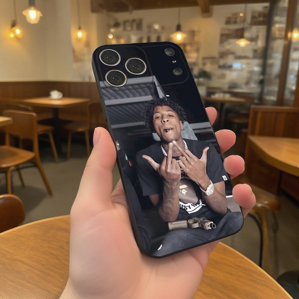Rapper Y-YoungBoy Phone Case For iPhone 17,16,15,14,13,12,11,Pro,XS,Max,XR,Plus,E,SE4,Mini Black Soft Cover