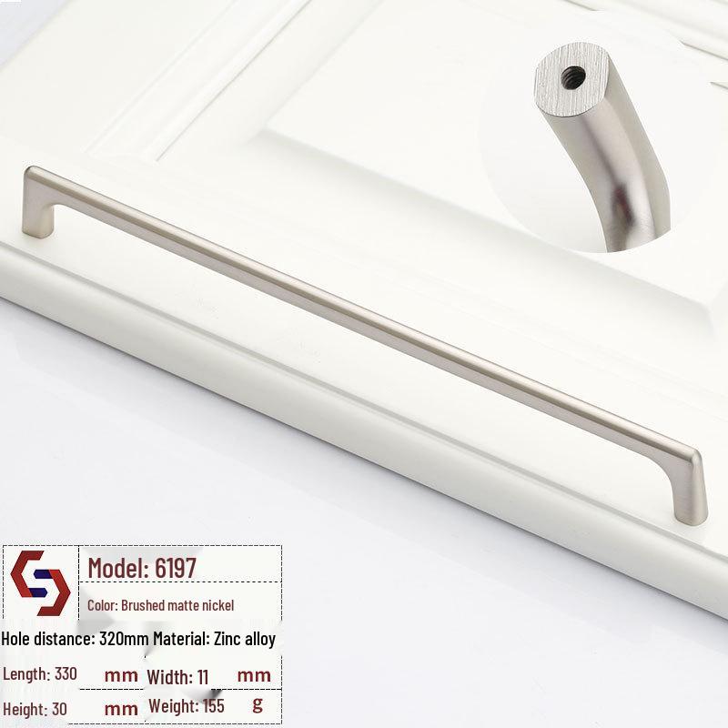 Modern Black Pearl Cabinet and Drawer Handle