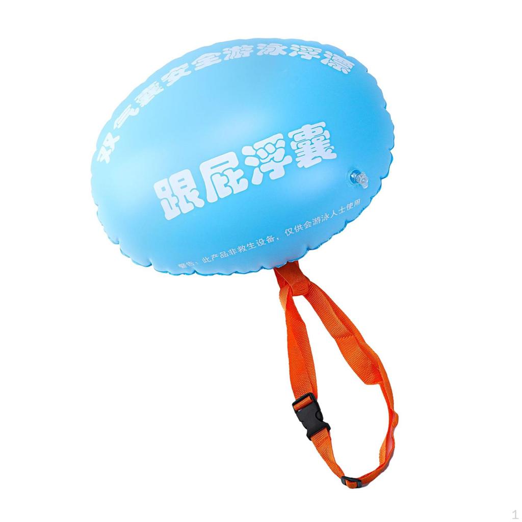 Swim Buoy for Open Water Swimming Belt Bubble Float with Adjustable Waist