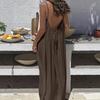 New women's suspender loose casual summer dress high-end temperament spring and summer women's clothing women's summer