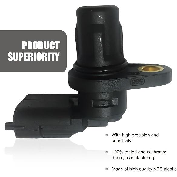 Car Camshaft Position Sensor for EPC Fault Light Weak Start, Replacement Number F01R00B003, Camshaft Sensor with Sealing Ring for EPC Fault Light and