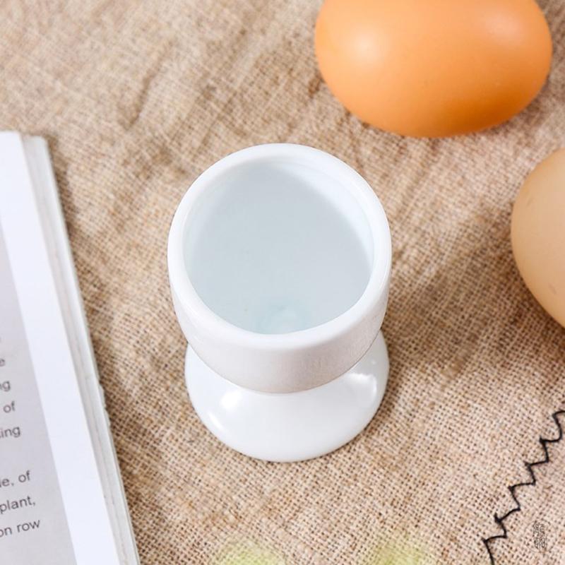 Držák na vejce Bílý Držák na misku Tvrdá Měkká vařená vejce Snídaňový držák na vejce Banket Potřeby na vejce Kuchyňské doplňky