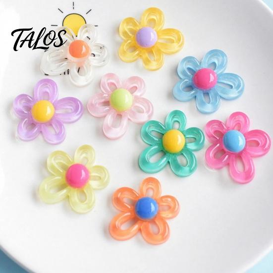 Hollow Flower Magnets 2Pcs Fridge Magnet, 3D Floral Refrigerator Resin Magnet Office Whiteboard Cabinet Locker Decor Accessories Decorative