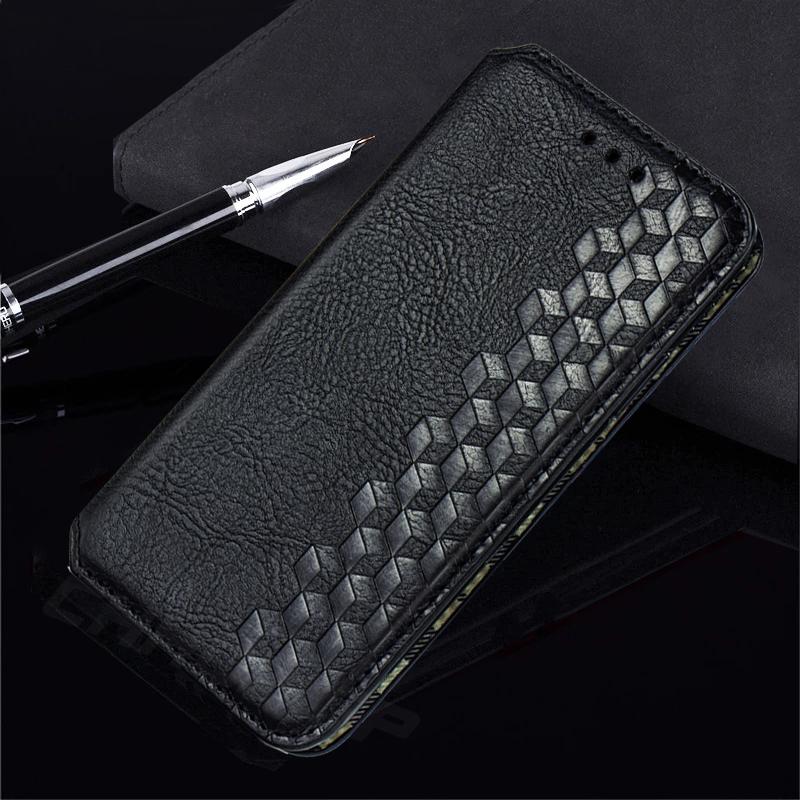

Чохол для Samsung Galaxy A12 A02 A32 4G A42 A52 A72 5G Luxury Mesh Pattern Leather Wallet Soft Case For Samsung A21S A51 A71 A01 A11 A31 A41 Flip Cover Samsung Galaxy A12 чорний