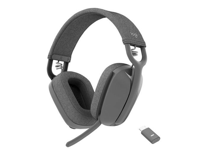 Micro-casque - Bluetooth - Sans Fil - USB-C Via Un Adaptateur Bluetooth - Logitech - Logitech Zone Vibe Wireless - Micro-casque - C