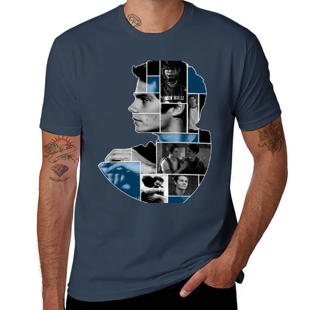 Dylan O Brien Squares Tshirt Large Size Basic Casual Tshirt