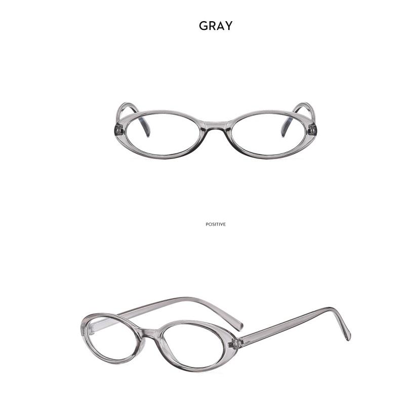 Ladies Glasses, Retro Small Frame Flat Glasses.