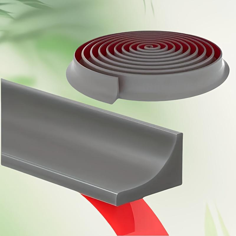 1PC Self-Adhesive Silicone Water Retaining Strip Bathroom Water Stopper Bendable Door Bottom Sealing Strip Shower Dam Barrier