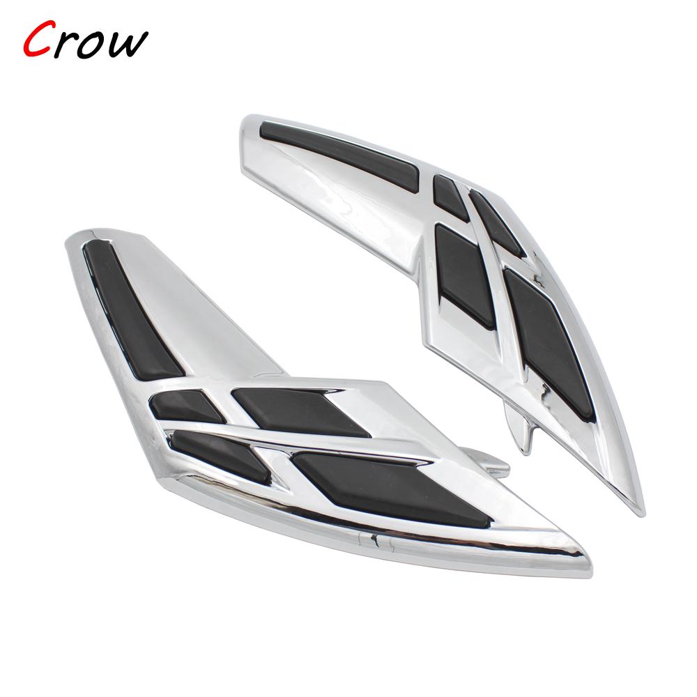 

Хромированная накладка на бак для мотоцикла, 2 шт., для Honda Goldwing GL 1800 2001 2002 2003 2004 2005 2006 2007 2008 2009 2010 2011 a