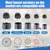 10 In 1 Faucet Aerators Removal Tool Faucet Aerator Key Multifunctional Bathroom Kitchen Plumbing Tap Removal Wrench Tools