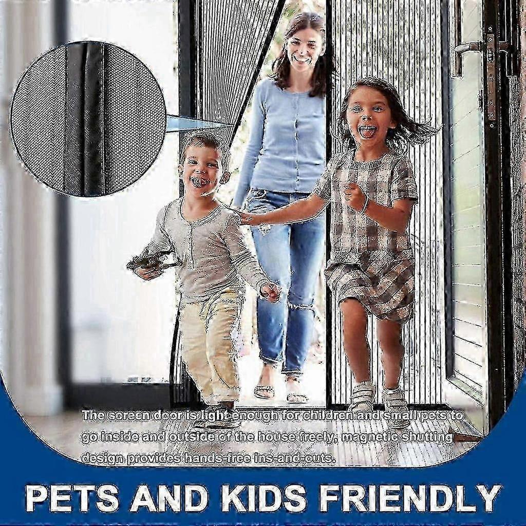 120x210 cm Mosquito Net Door with Magnetic Closure