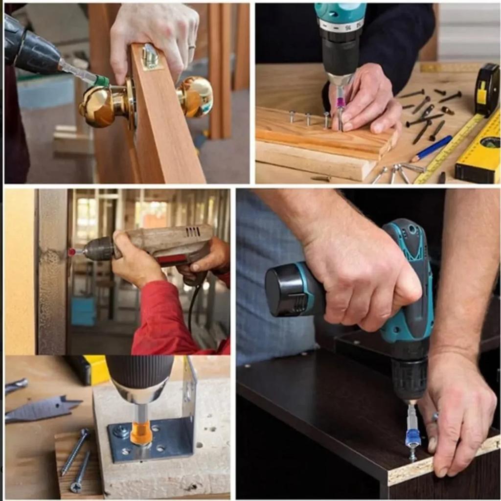 10 Stück Schraubendreherbits 65mm lang Starker Magnetismus Rutschfest Kreuzschlitz-Schraubendreherbit