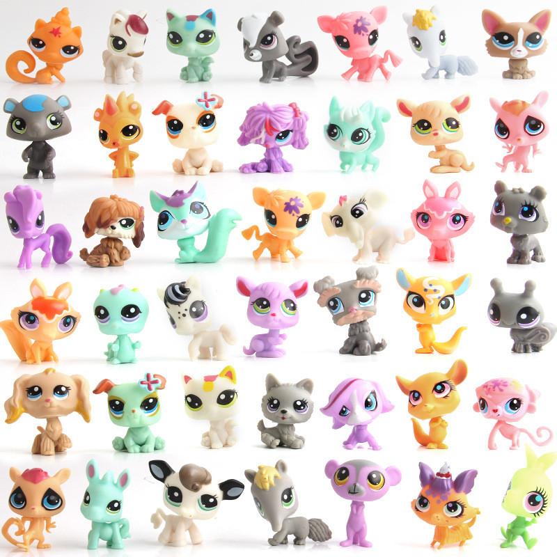 Mini Doll Lovely Lot 20pcs Littles Pet Shop Dog Child Girl Toys Figures Gift Lps