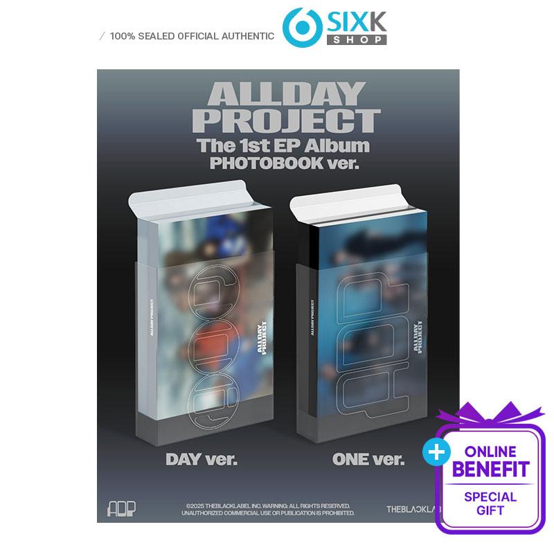 

[Передзамовлення] ALLDAY PROJECT - Перший міні-альбом [Allday Project] Фотобук Версія (Онлайн-вигода) POB WITHMUU SET 2EA