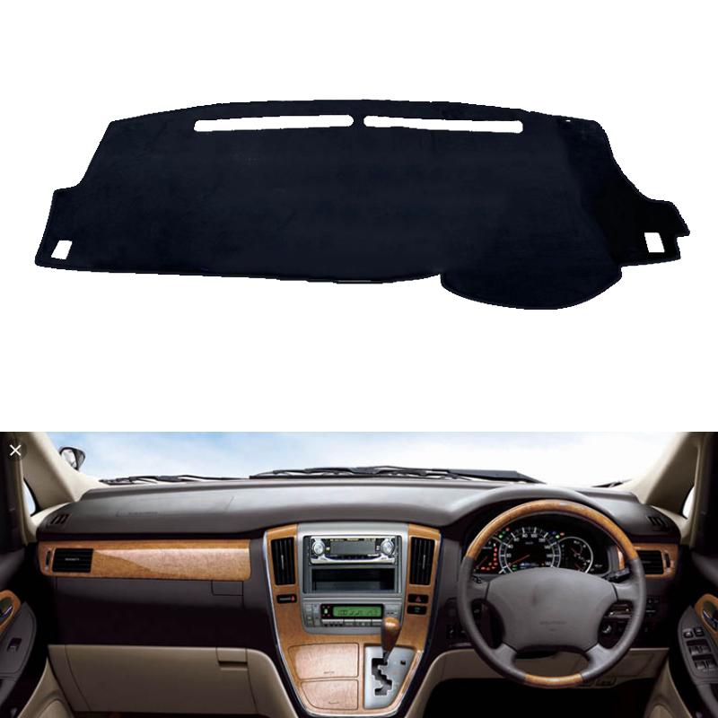 

Для Toyota Alphard 2002-2007 Автомобиль с правым и левым рулем Чехлы на приборную панель Коврик Тень Подушка Коврики Аксессуары Blue Edge