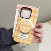 Apple 17/16Promax Internet celebrity sweater pattern mobile phone case for iPhone14 magnetic film 2-in-1 15