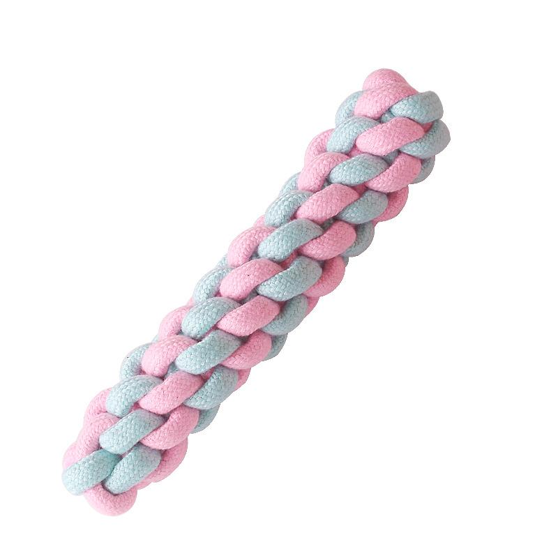 Candy-colored, Chewable Cotton Rope Teething Toy Set, Pet Gnawing, Dog Chewing Toy, Pet Teething