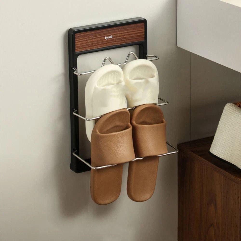 Suction Cup Pot Lid Rack 3 Layers Shoe Storage Shelf Portable Kitchen Organizer Rack  Home