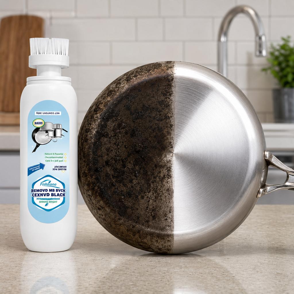 Multi-Purpose Pot Bottom Cleaner for Stainless Cookware - Stains and