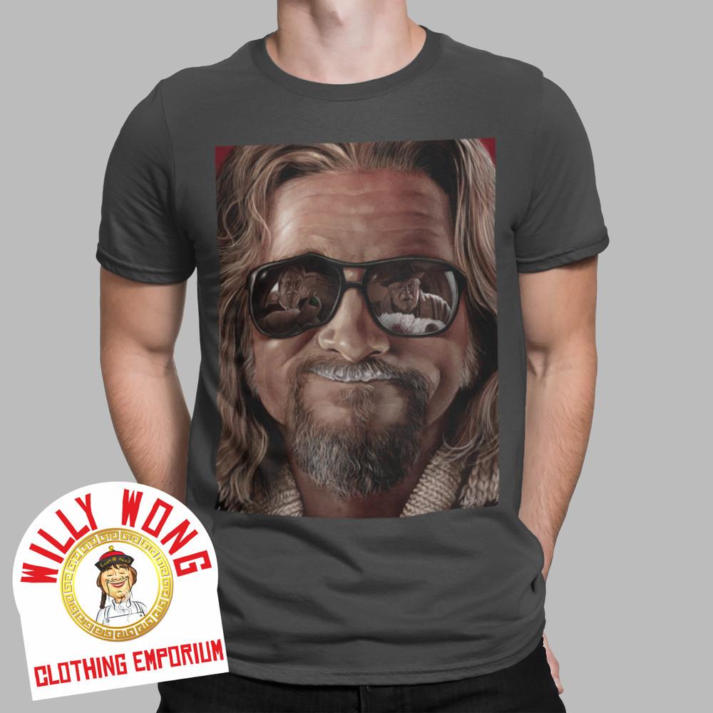 

BIG LEBOWSKI T-Shirt The Dude El Duderino Movie Retro Tee Jeff Bridges Glasses Unisex T-Shirt XXL