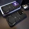 Black Honeycomb Pattern Phone Case Suitable for iPhone 17 16 15 14 13 12 11 Pro/Max/Plus Anti Drop and Shockproof Back Cover