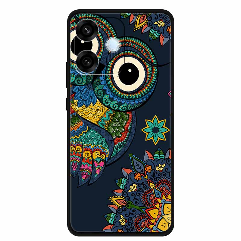 For Oppo A5 Pro 4G 5G Case 6.67" Soft TPU Silicone Funda Cut Cat Flower Painted Back Cover for Oppo A5 Pro 5G Global Shell Coque