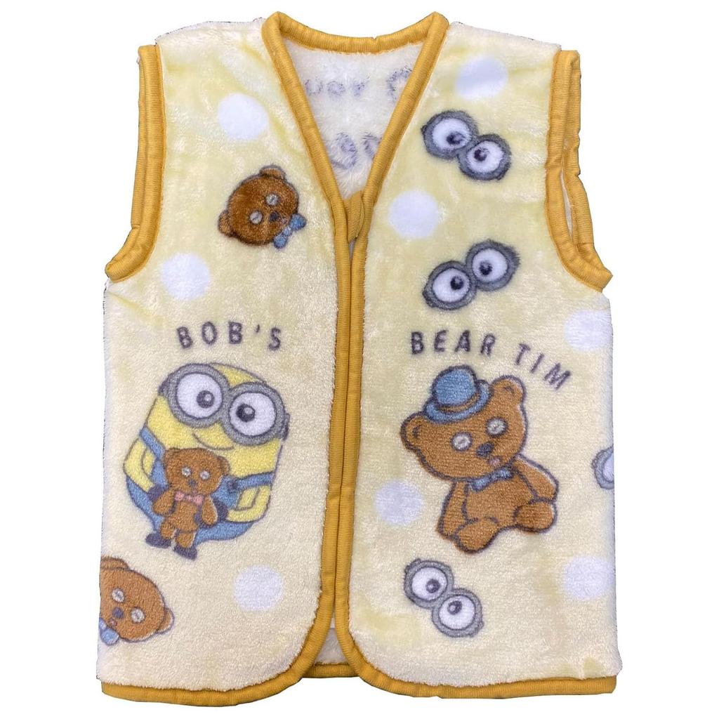 Marushin Warm and Smiling 50cm H X 35cm Cold Weather 4805055600 Children's Sleeper, Minion, Face, Approx. W, Cute, Fluffy, Stylish, Item,