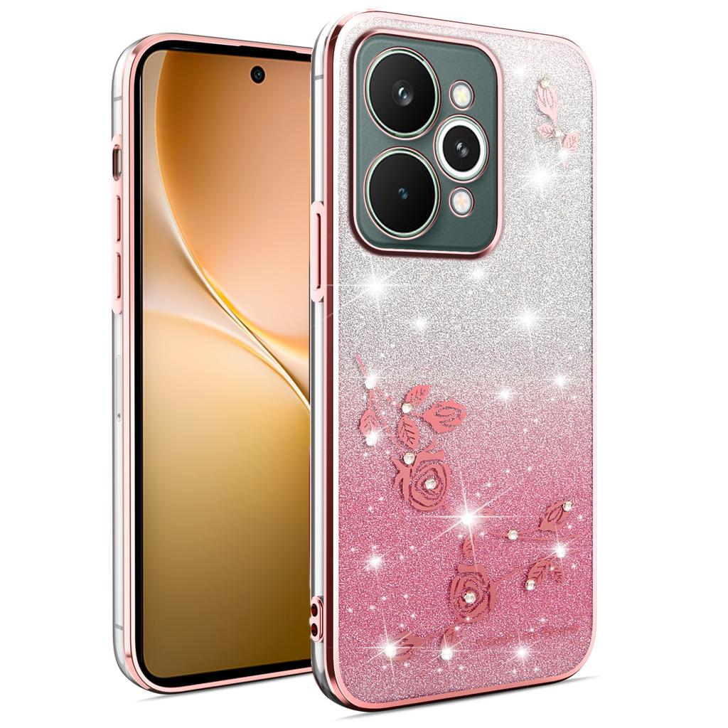 For Realme 15 Pro 5G Case Flower TPU Flexible Gradient Phone Cover