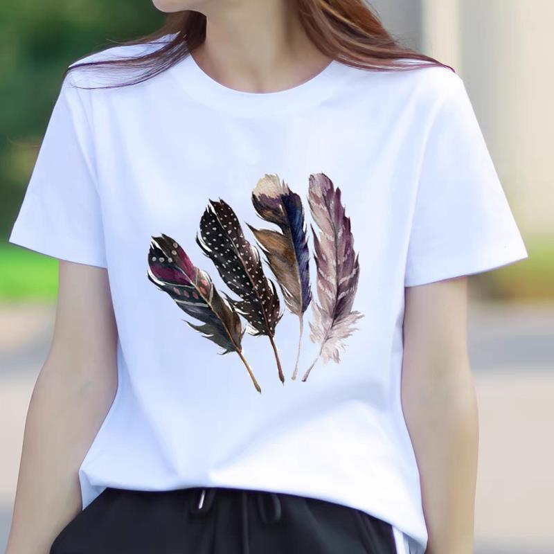 Trendy Summer Women's Short Sleeve T-Shirt - American Korean Style