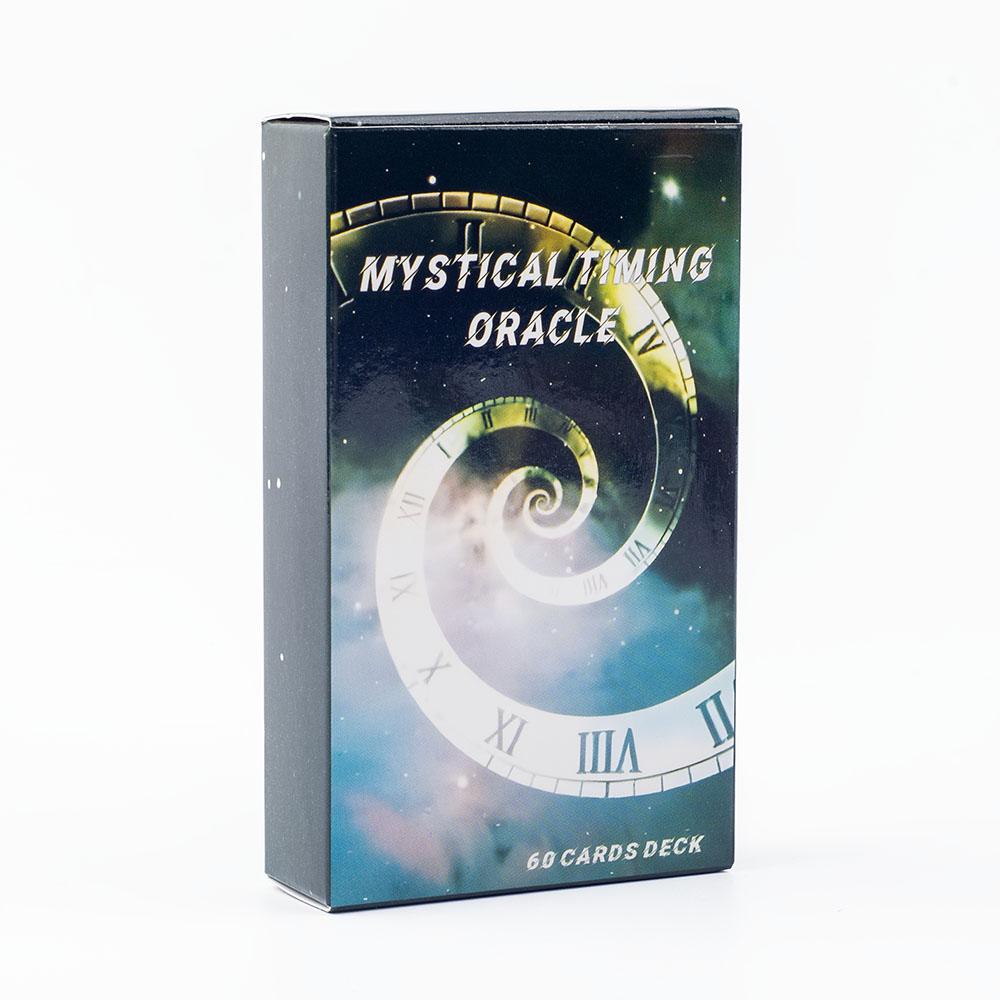 Mystische Zeitorakelkarten 10,3x6cm Zeitrahmen Karten Zwillingsflammen Tarot Deck Kosmisch