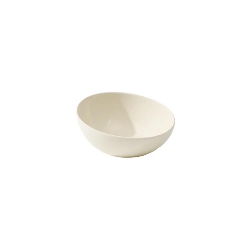 Cat Tilted Ceramic Bowl Small Dogs Elevated Food Water Feeders Pet Drinking Eating Supplies with Wooden Stand