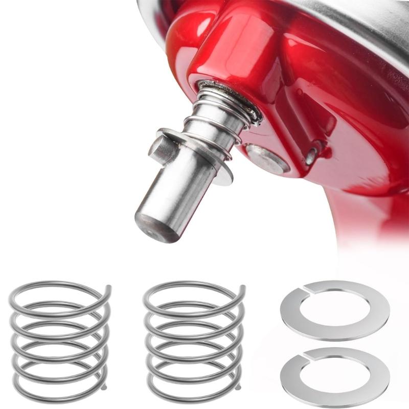 Stainless Steel Spring and Washers Installation Kit Mixer Accessories Mixer Attachment Suitable for Various Mixer Model