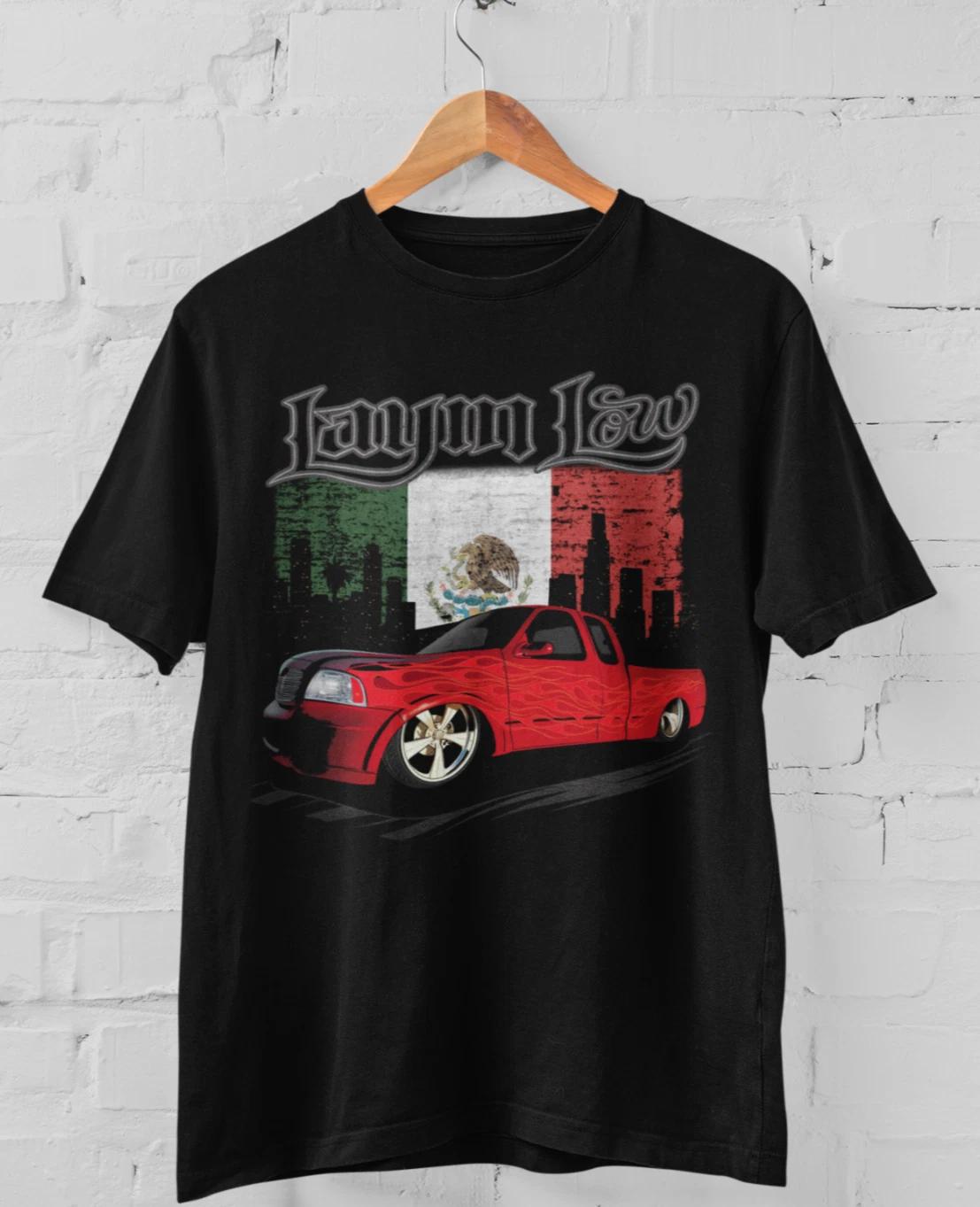 

Lowrider Truck Lover Shirt Low Car Enthusiast Mexican Heritage T Shirt Black 3XL