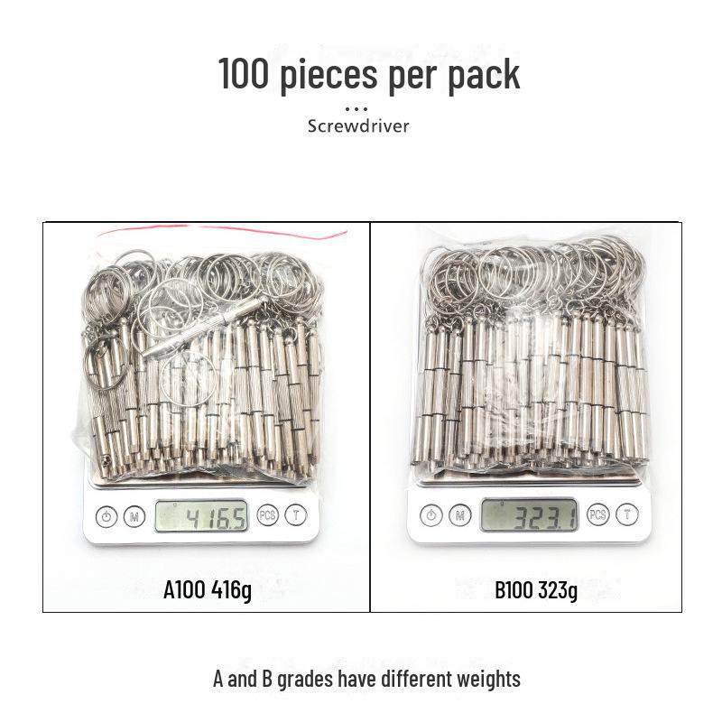 Triangular Multifunctional Glasses Repair Tool - 3-in-1 Portable Screwdriver