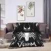 Venom cartoon Blanket  Travel Office Flannel Throw Blanket For Couch Chair Sofa Bed Soft Design Quality Bedspread Gift