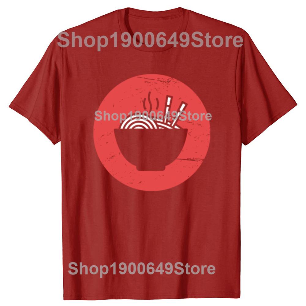 

Funny Retro Japanese Ramen Graphic Tshirts Men Womens Fashion Casual Tshirt 100 Cotton Loose Oversized T Shirt Summer S