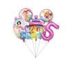 Princess Anime Keychains Stickers Stamps Cosplay Masks Photo Booth Props Gifts for Guests Kids Party Favors Baby Showers