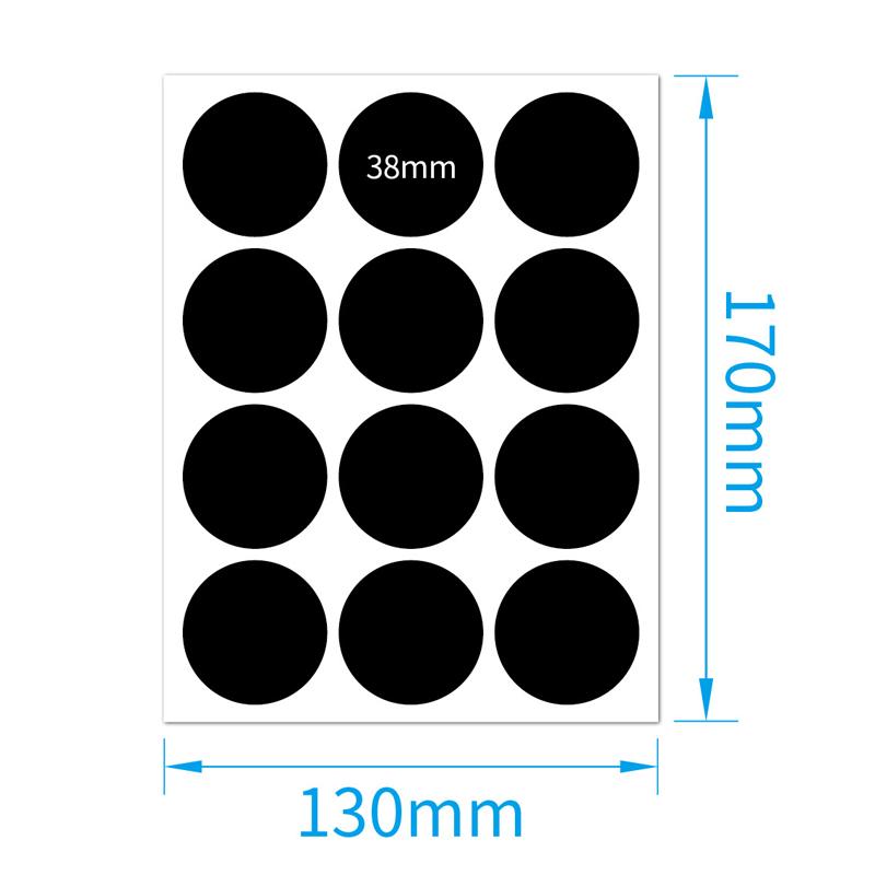 Waterproof Erasable Blackboard Sticker  Kitchen Spice Label Stickers Home Jars Bottles Tags Blackboard Labels With Marker Pen