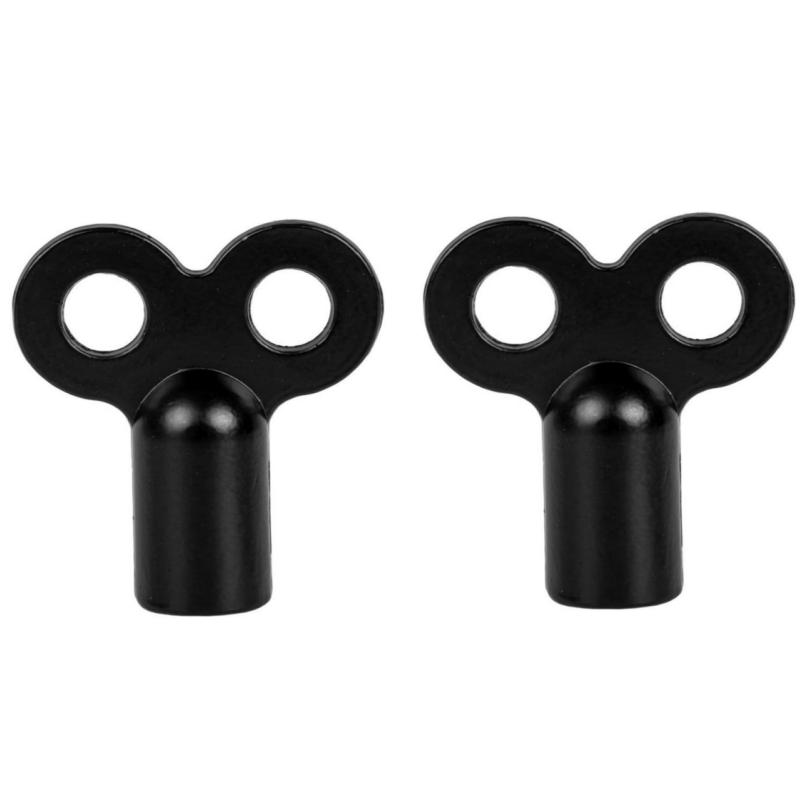 

2 шт. 5 шт. Премиум черные ключи для радиаторных клапанов - профессиональный набор инструментов для сантехники, воздухоотводчиков и спуска воздуха для систем центрального отопления