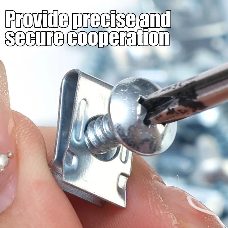 Car M5 Self-tapping Screw Spacer Clip Card Nut Fixing Nut Motorcycle Electric Car Plastic Parts Special U-clip Fasteners