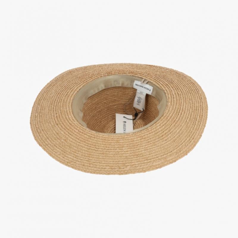 Helen Kaminski Zenna Natural Black Fedora Bucket Hat Hat51932